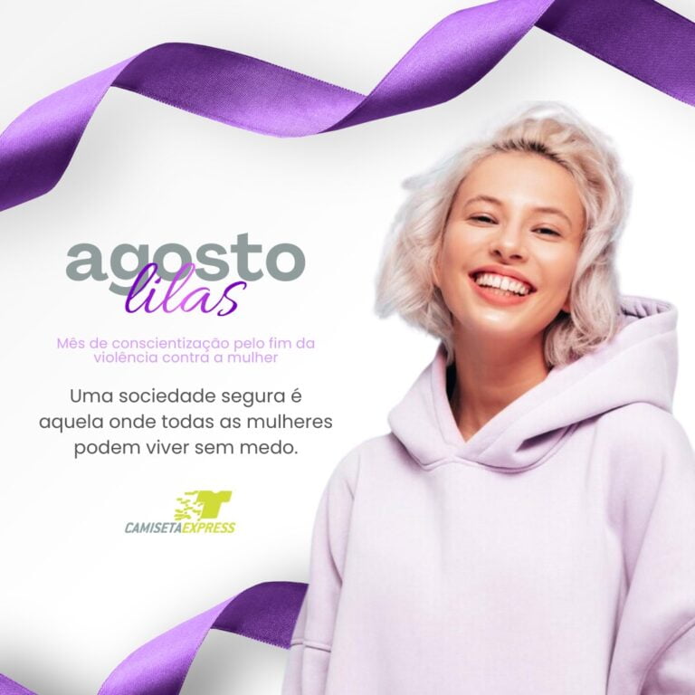 Agosto Lilás é um mês dedicado à conscientização sobre a violência contra a mulher