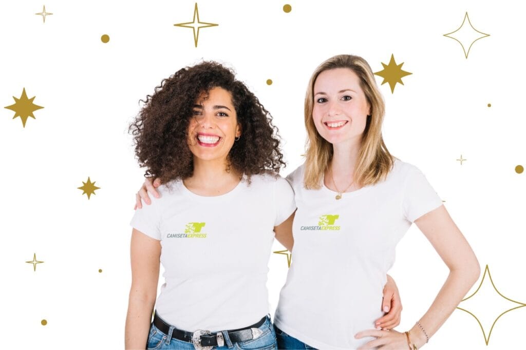 Feliz ano novo com camiseta express