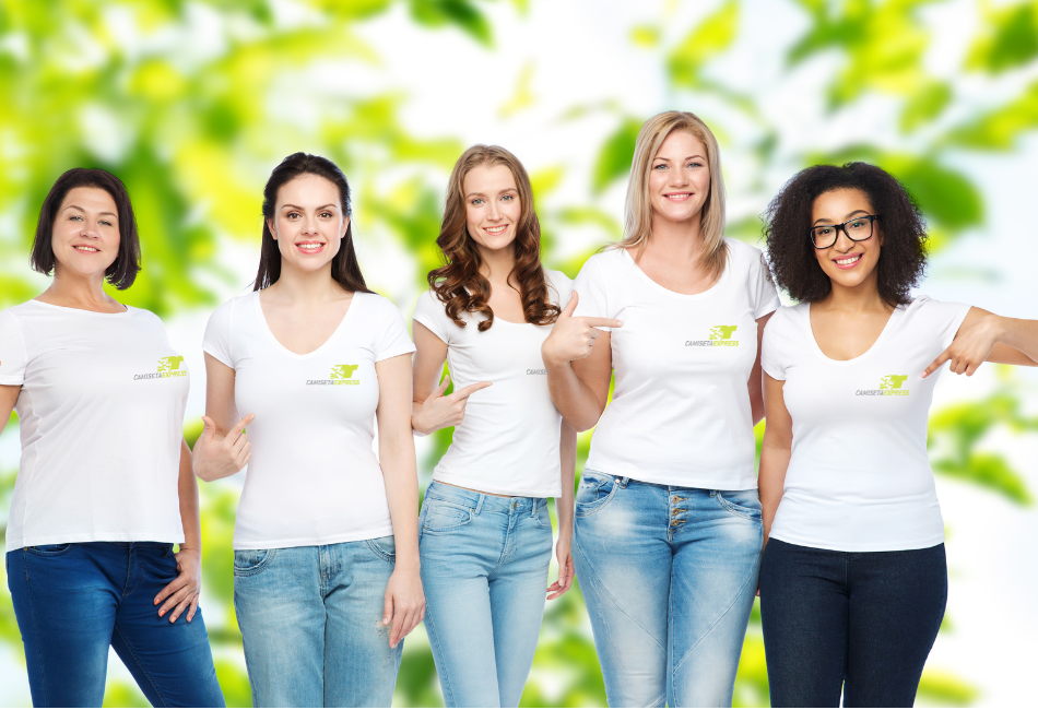 Camiseta personalizada feminina
