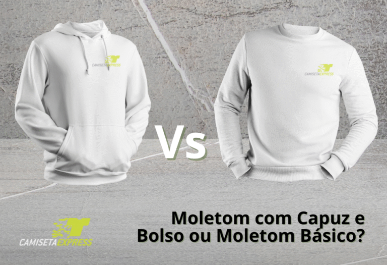 Moletom com Capuz e Bolso ou Moletom Básico