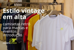 Estilo vintage em alta camisetas retrô para marcas e eventos