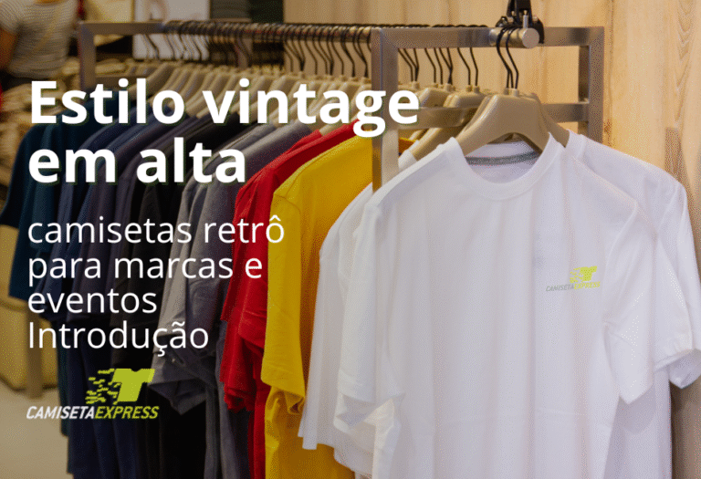 Estilo vintage em alta camisetas retrô para marcas e eventos