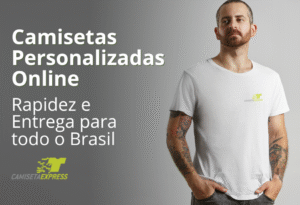 Camisetas Personalizadas Online rapidez e entrega para todo o Brasil