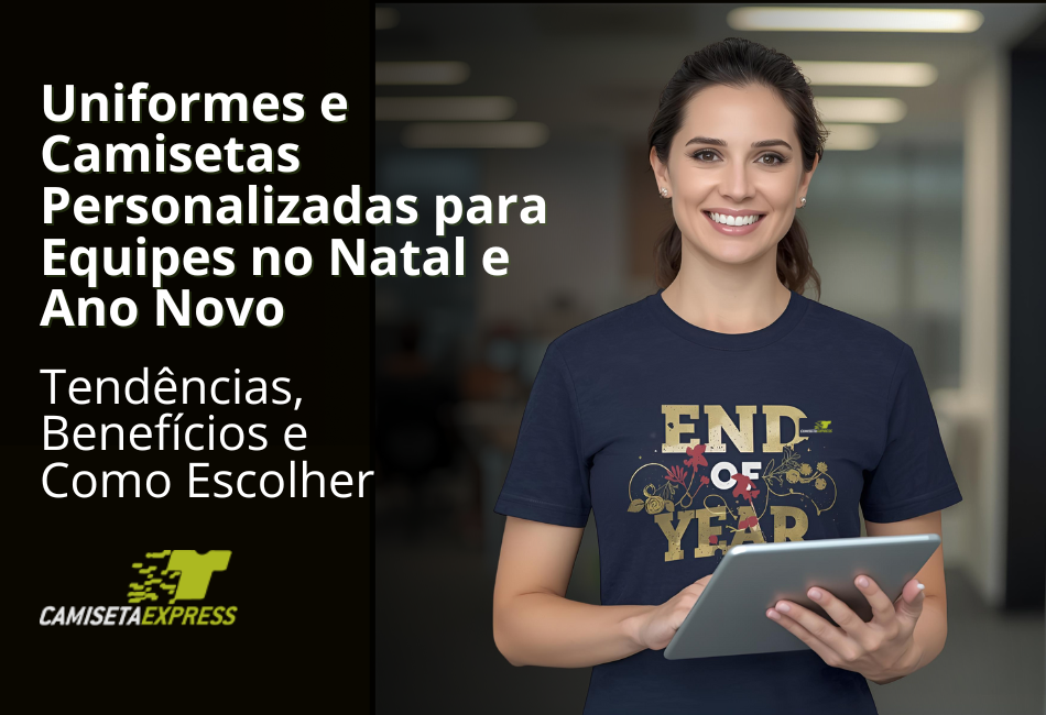 Uniformes e Camisetas Personalizadas para Equipes no Natal e Ano Novo Tendências, Benefícios e Como Escolher